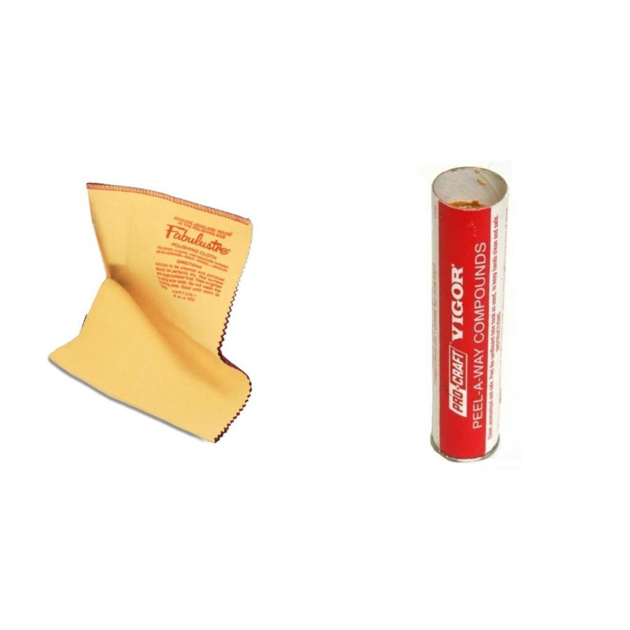 Polishing Jewelry Cloth 9" x 11" & Pro-Craft Tripoli Compound for All Metals 4oz